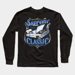 Supreme Classic Low Rider Car Design Long Sleeve T-Shirt